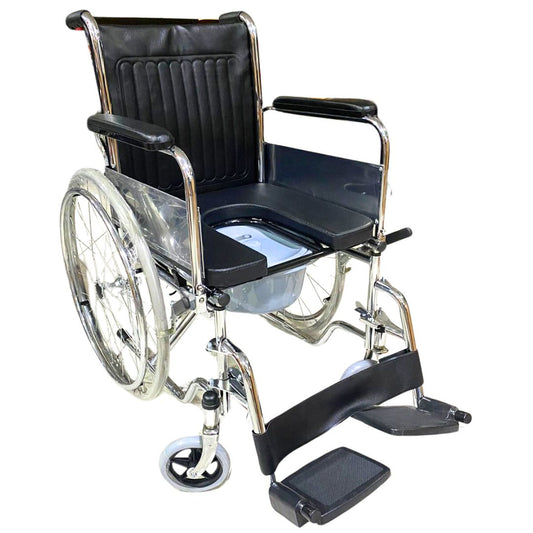 Silla de Rueda con Inodoro Portatil